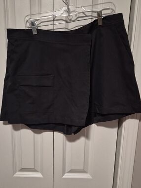 Avia Black Athletic Skort with Front Pocket